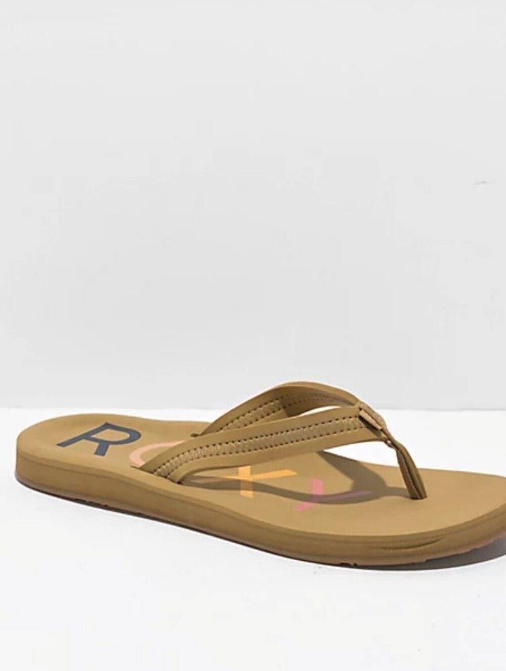Roxy Vista IV Flip-Flop Sandals- Tan